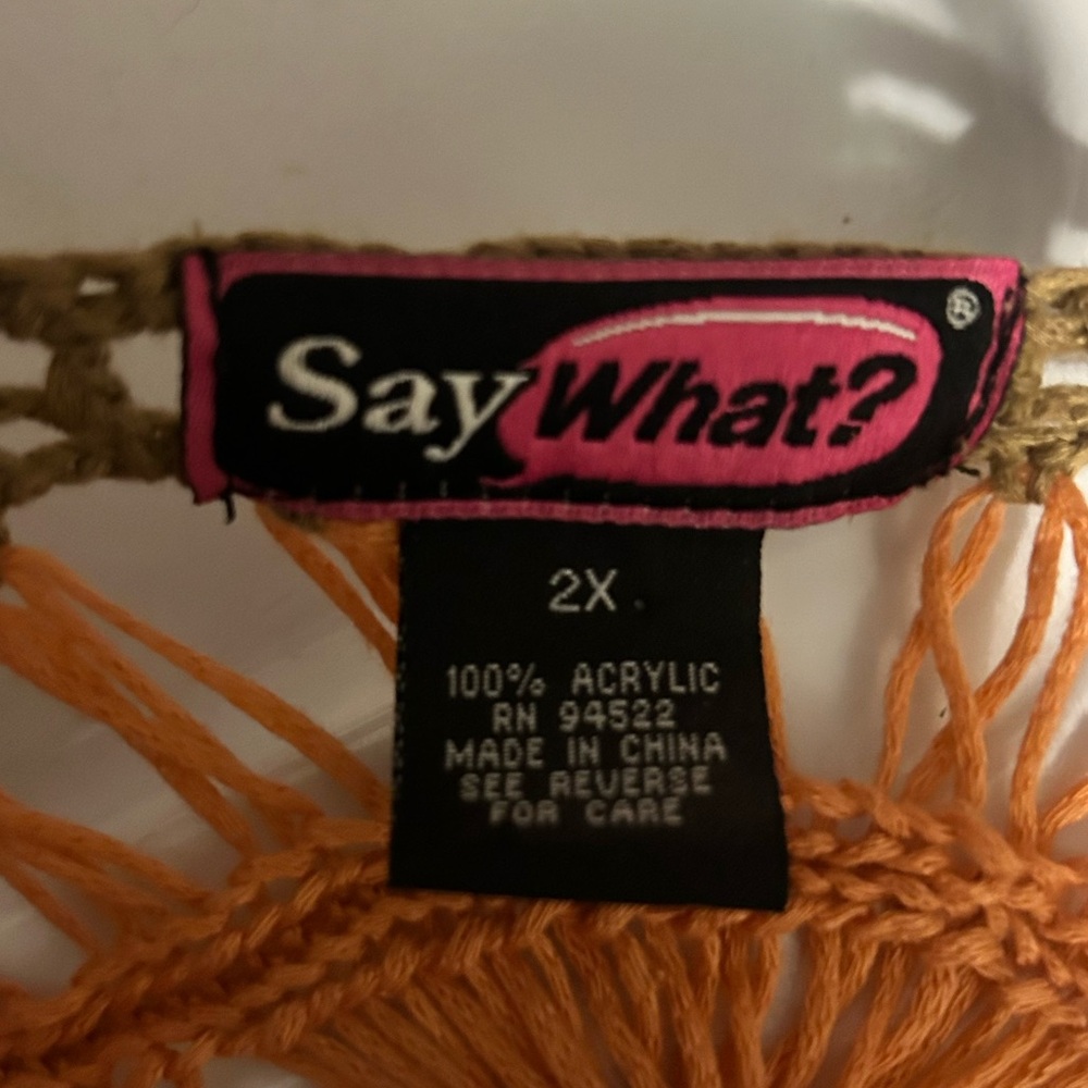 🩷🧡2X Floral Blouse with Boho Vintage Fringe Vest - Picture 14 of 16